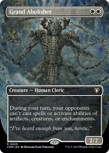 {R} Grand Abolisher (Borderless Alternate Art) [Commander Masters][CMM 625]