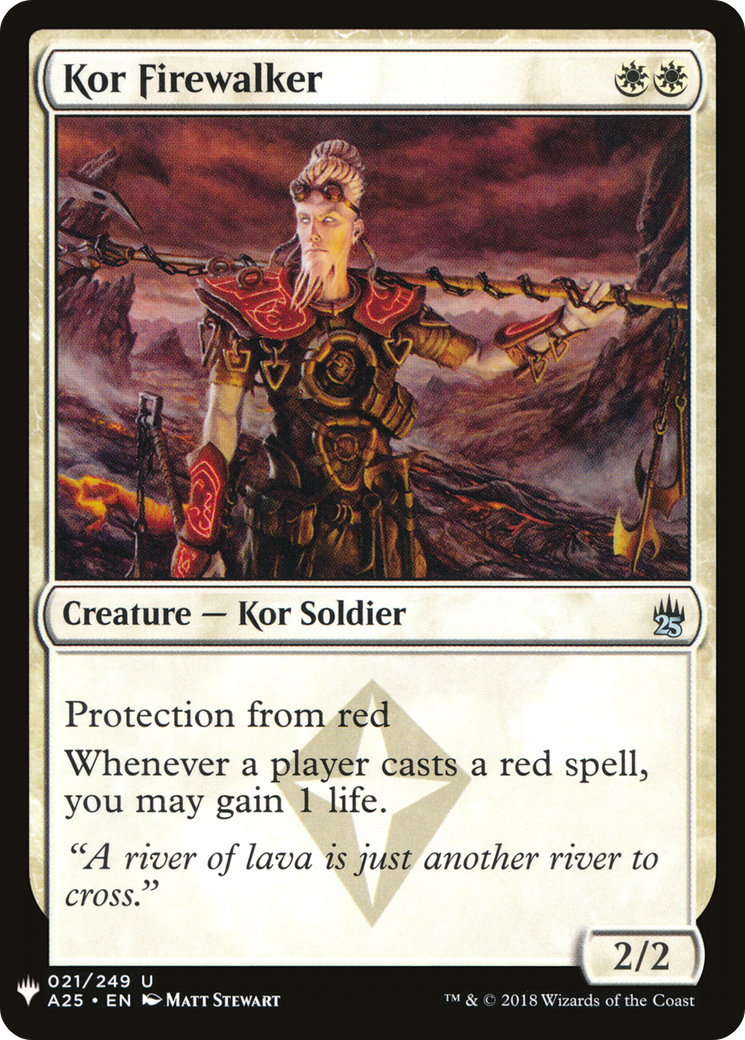 {C} Kor Firewalker [Mystery Booster][LS A25 021]