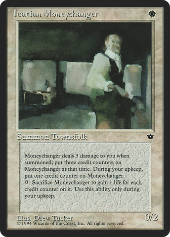 {C} Icatian Moneychanger (Drew Tucker) [Fallen Empires][FEM 10A]