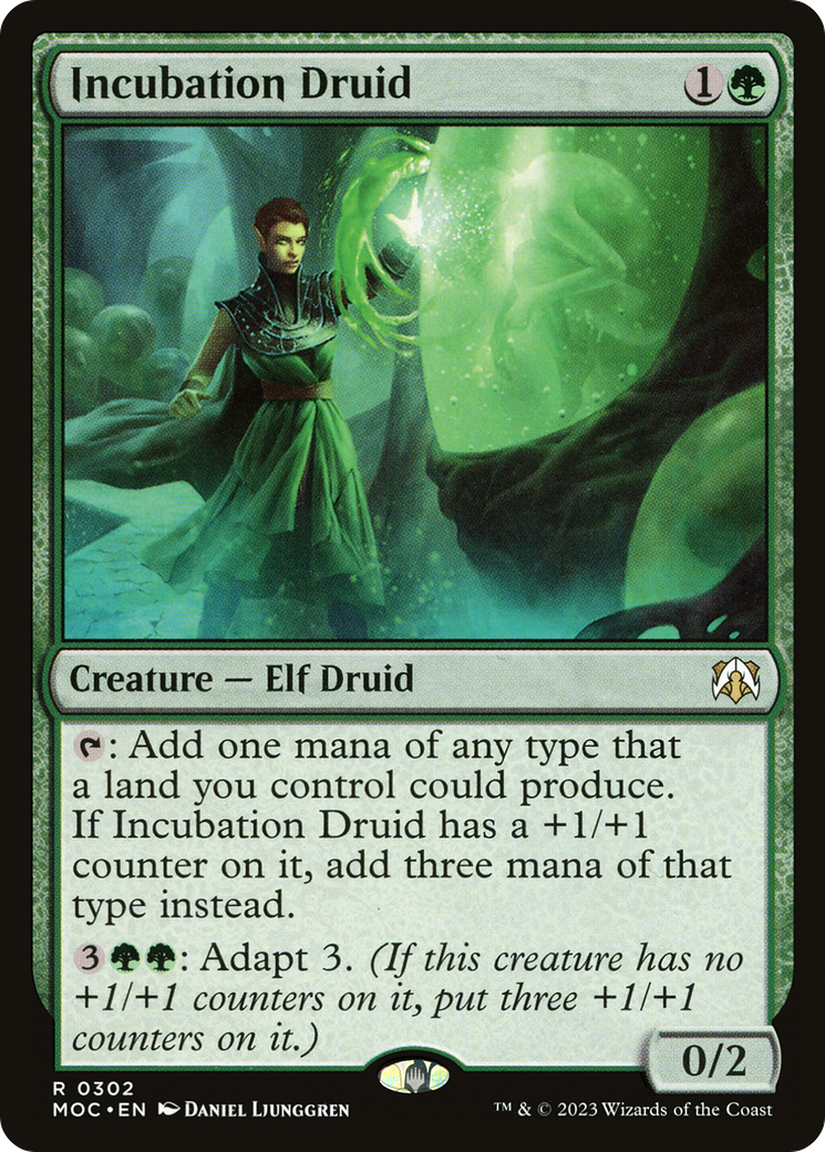 {R} Incubation Druid [March of the Machine Commander][MOC 302]