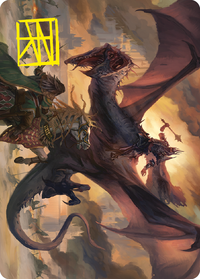 {A} Witch-king, Bringer of Ruin Art Card (Gold-Stamped Signature) [The Lord of the Rings: Tales of Middle-earth Art Series][GS ALTR 034]