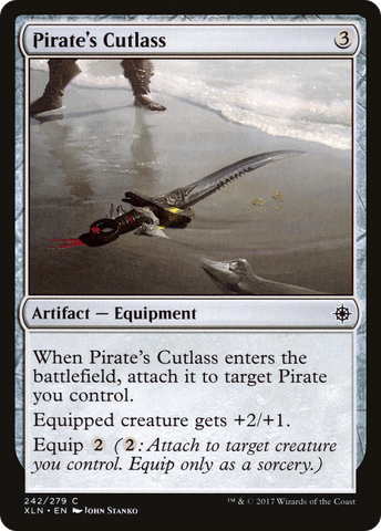 {C} Pirate's Cutlass [Ixalan][XLN 242]