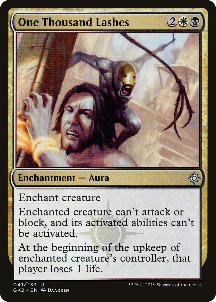 {C} One Thousand Lashes [Ravnica Allegiance Guild Kit][GK2 041]
