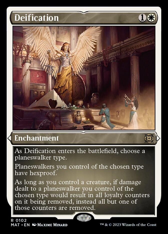{R} Deification (Foil Etched) [March of the Machine: The Aftermath][MAT 102]
