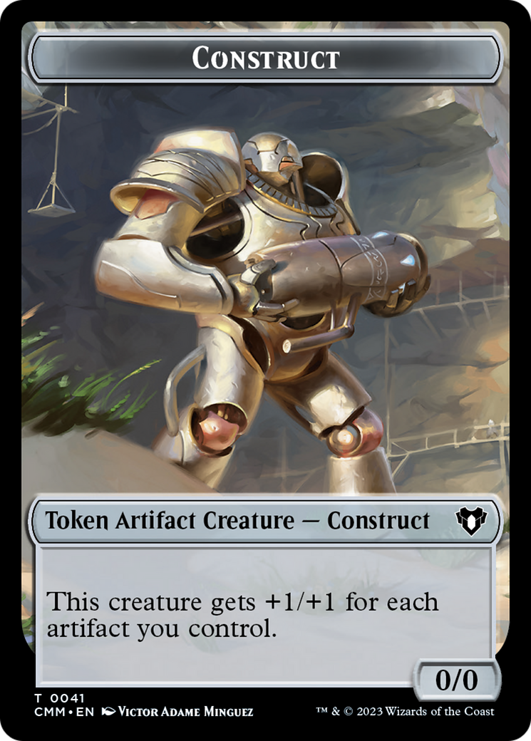 {T} Construct Token (41) [Commander Masters Tokens][TCMM 041]