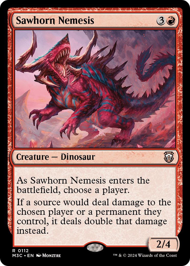 {R} Sawhorn Nemesis [Modern Horizons 3 Commander][M3C 112]