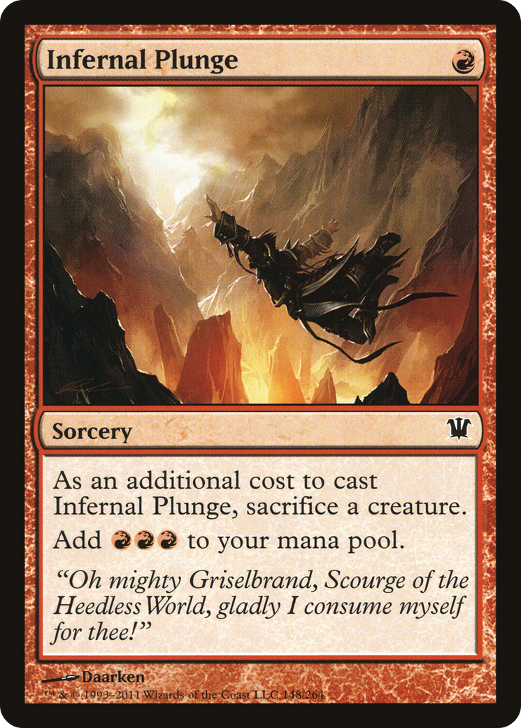 {C} Infernal Plunge [Innistrad][ISD 148]