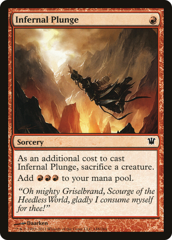 {C} Infernal Plunge [Innistrad][ISD 148]