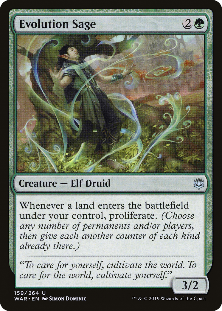 {C} Evolution Sage [War of the Spark][WAR 159]