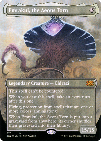 {R} Emrakul, the Aeons Torn (Textured Foil) [Double Masters 2022][2X2 575]