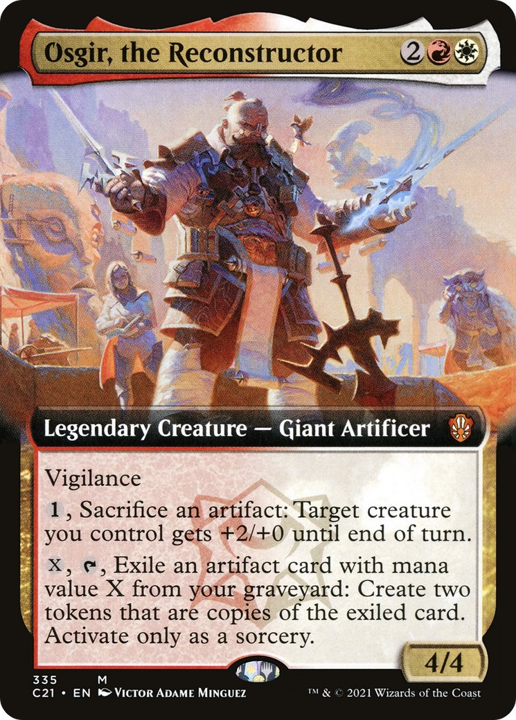 {R} Osgir, the Reconstructor (Extended Art) [Commander 2021][C21 335]