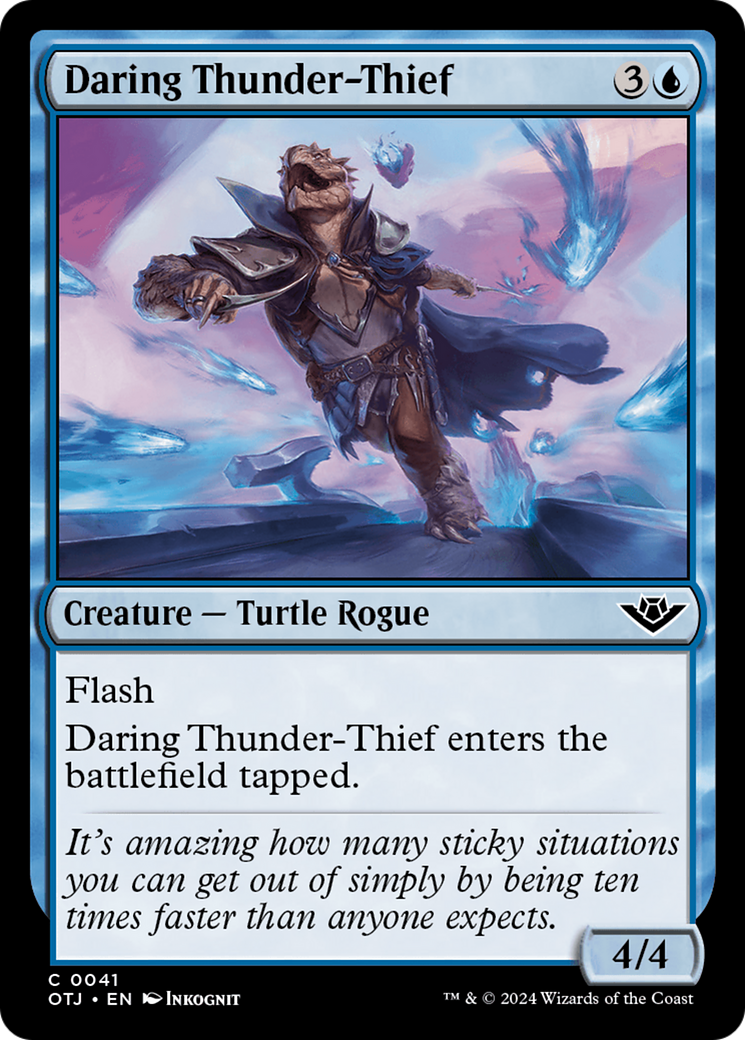{@C} Daring Thunder-Thief [Outlaws of Thunder Junction][OTJ 041]