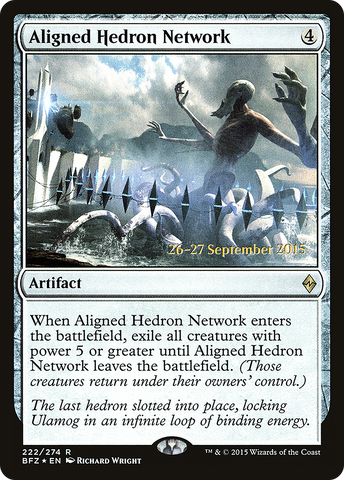 {R} Aligned Hedron Network [Battle for Zendikar Prerelease Promos][PR BFZ 222]