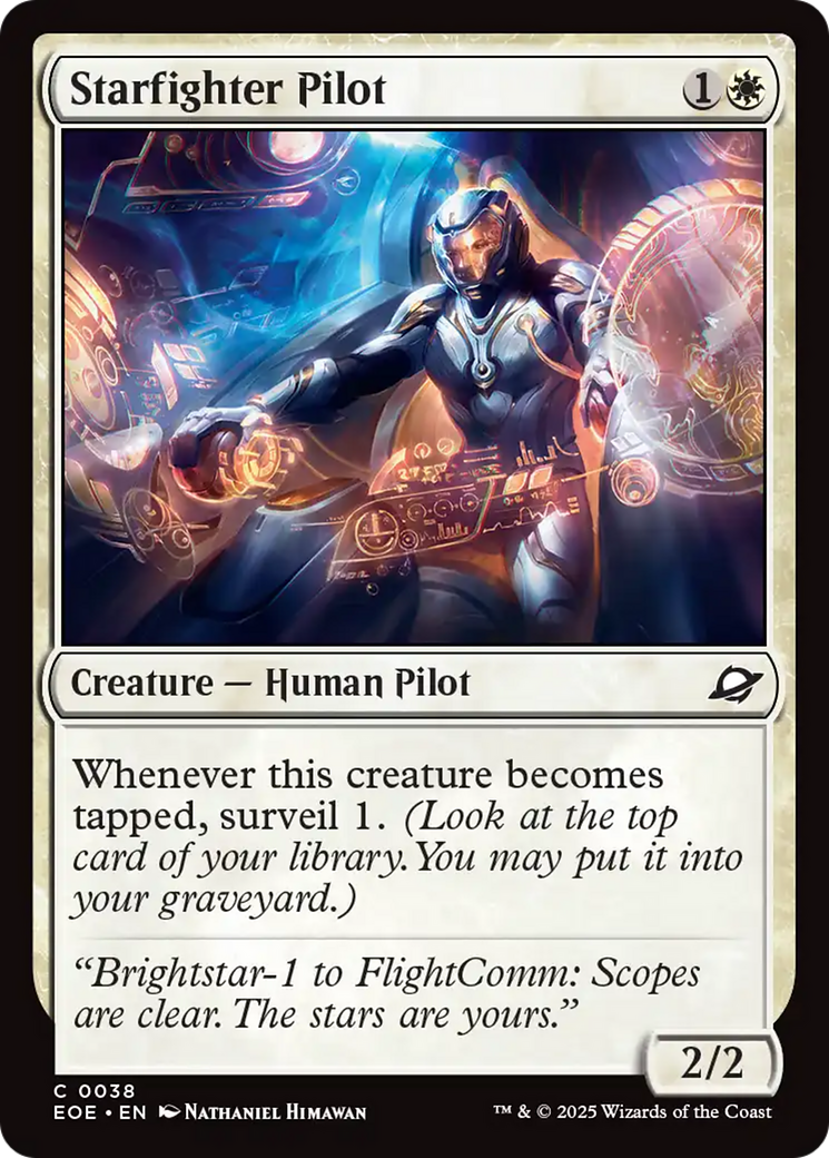 {@@ EOE C} Starfighter Pilot [Edge of Eternities][EOE 038]