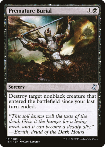 {C} Premature Burial [Time Spiral Remastered][TSR 131]