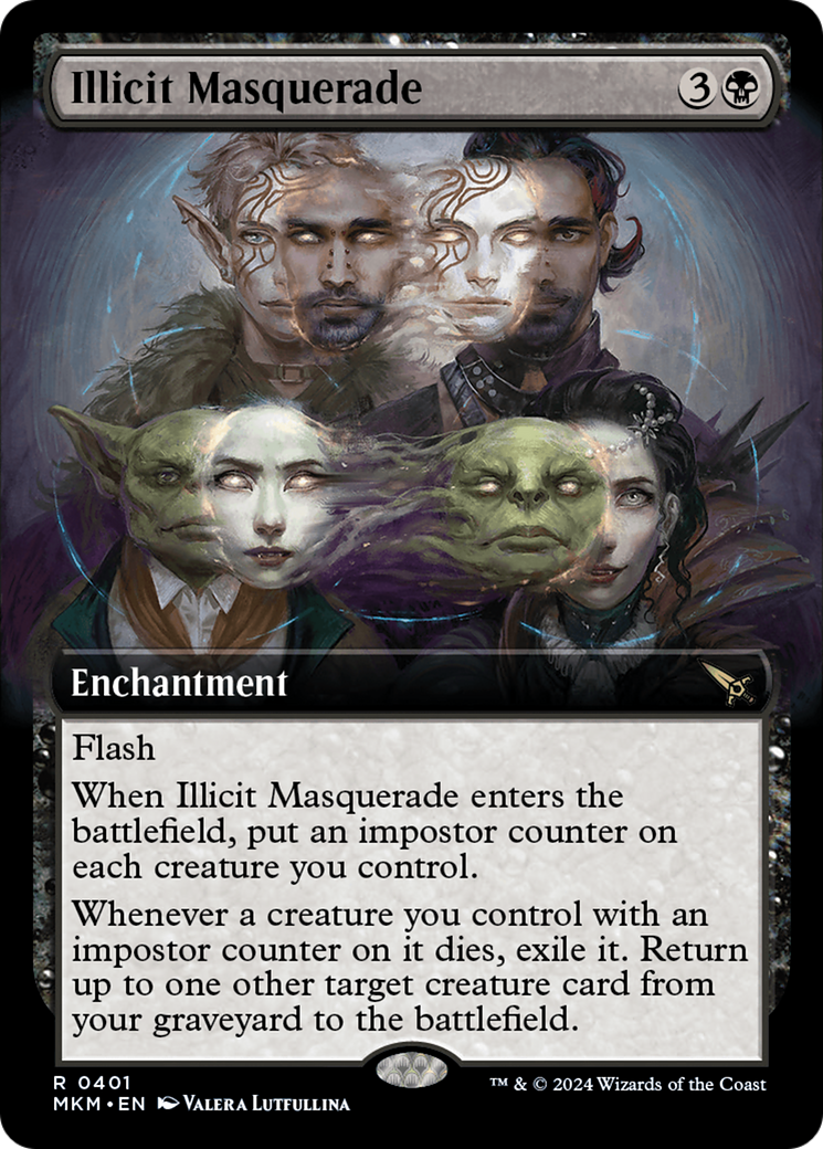{@R} Illicit Masquerade (Extended Art) [Murders at Karlov Manor][MKM 401]