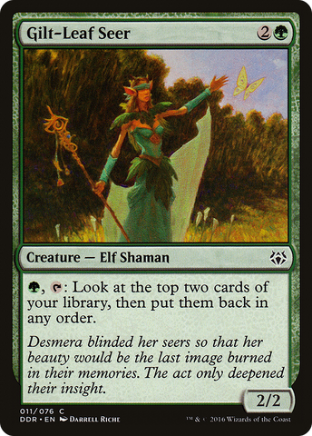 {C} Gilt-Leaf Seer [Duel Decks: Nissa vs. Ob Nixilis][DDR 011]