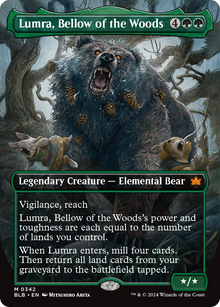 {@R} Lumra, Bellow of the Woods (Borderless) (0342) [Bloomburrow][BLB 342]