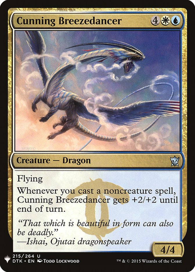 {C} Cunning Breezedancer [Mystery Booster][MB1 DTK 215]