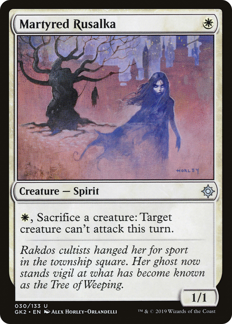 {C} Martyred Rusalka [Ravnica Allegiance Guild Kit][GK2 030]