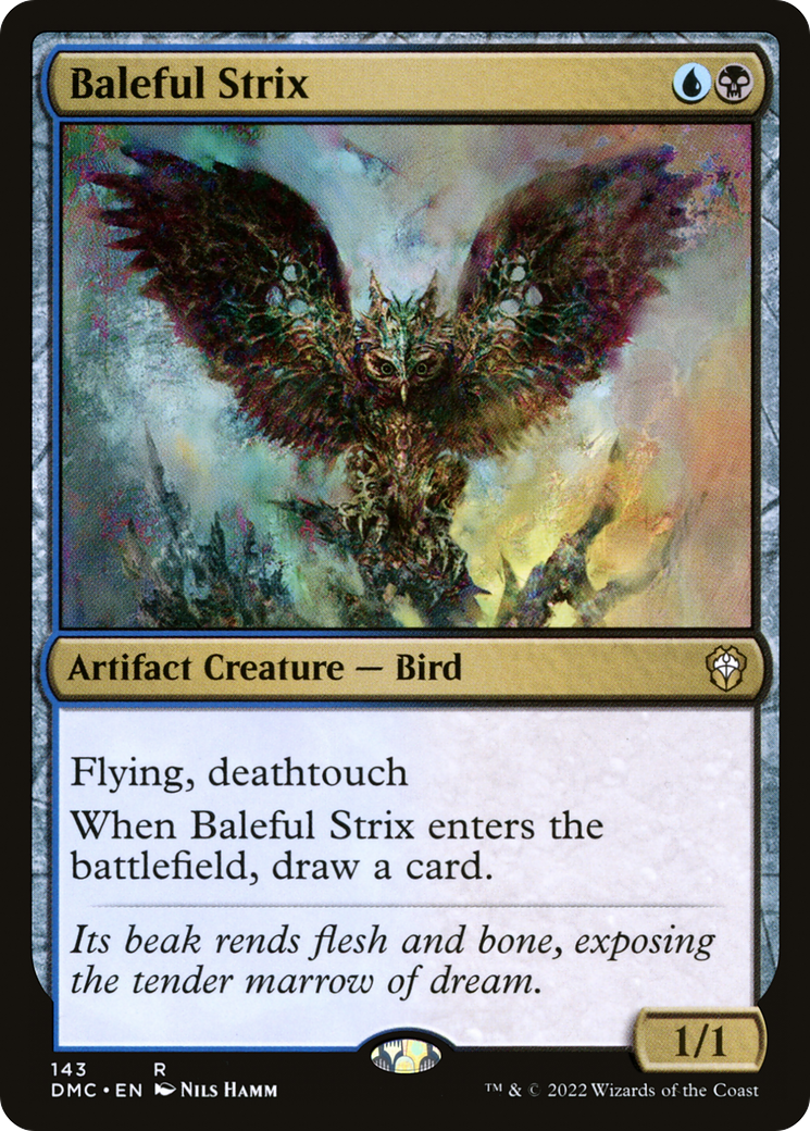 {R} Baleful Strix [Dominaria United Commander][DMC 143]
