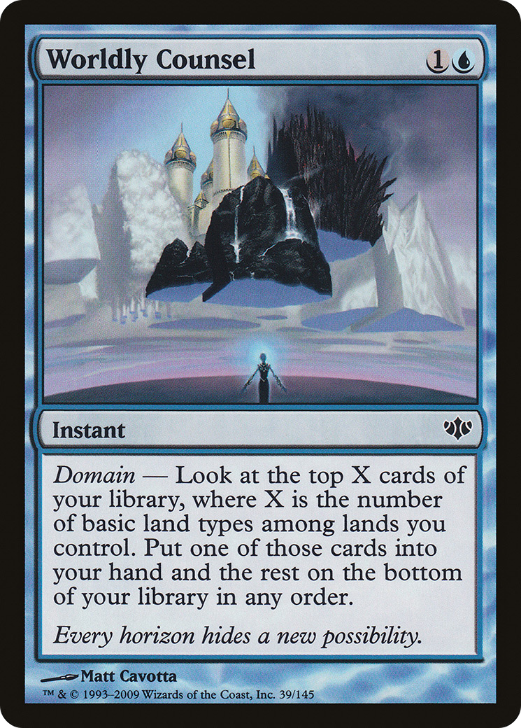 {C} Worldly Counsel [Conflux][CON 039] - Misty Mountain Games
