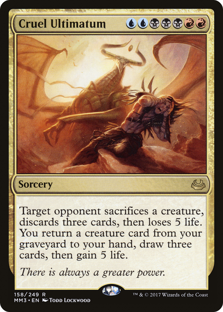 {R} Cruel Ultimatum [Modern Masters 2017][MM3 158]