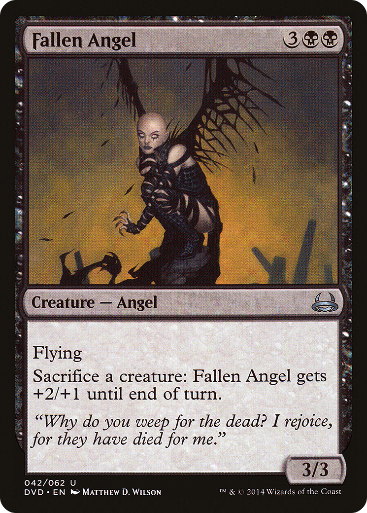 {C} Fallen Angel (Divine vs. Demonic) [Duel Decks Anthology][DVD 042]