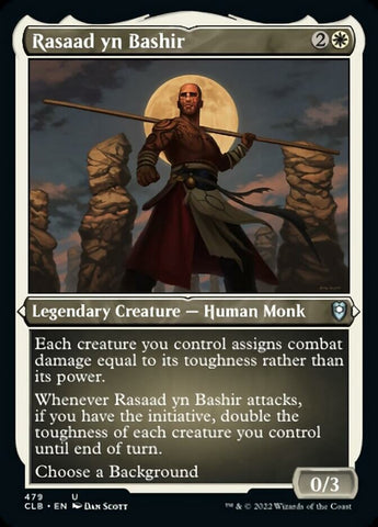{C} Rasaad yn Bashir (Foil Etched) [Commander Legends: Battle for Baldur's Gate][CLB 479]