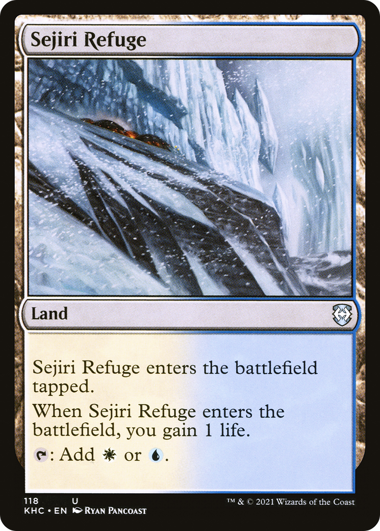 {C} Sejiri Refuge [Kaldheim Commander][KHC 118]