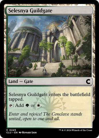 {C} Selesnya Guildgate [Ravnica: Clue Edition][CLU 245]