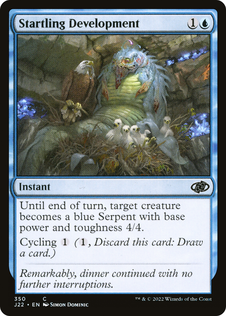 {C} Startling Development [Jumpstart 2022][J22 350]