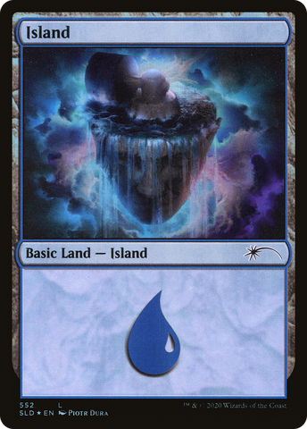 {B}[SLD 552] Island (Mill) (552) [Secret Lair Drop Promos]