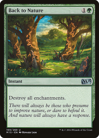 {C} Back to Nature [Magic 2015][M15 169]