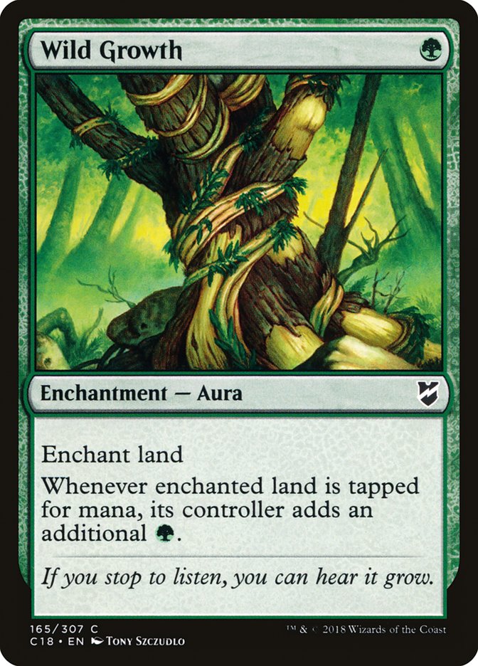 {C} Wild Growth [Commander 2018][C18 165]