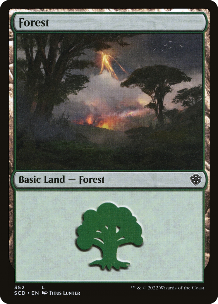 {B}[SCD 352] Forest (352) [Starter Commander Decks]