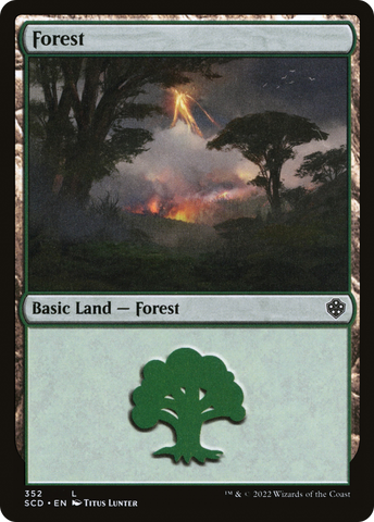 {B}[SCD 352] Forest (352) [Starter Commander Decks]