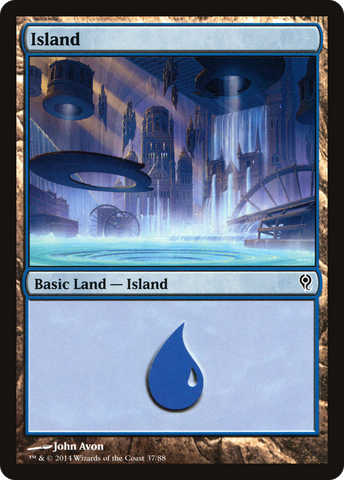 {B}[DDM 037] Island (37) [Duel Decks: Jace vs. Vraska]