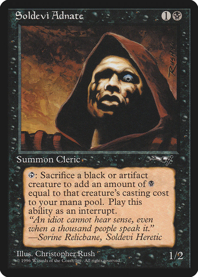 {C} Soldevi Adnate (One Eye) [Alliances][ALL 60A] - Misty Mountain Games