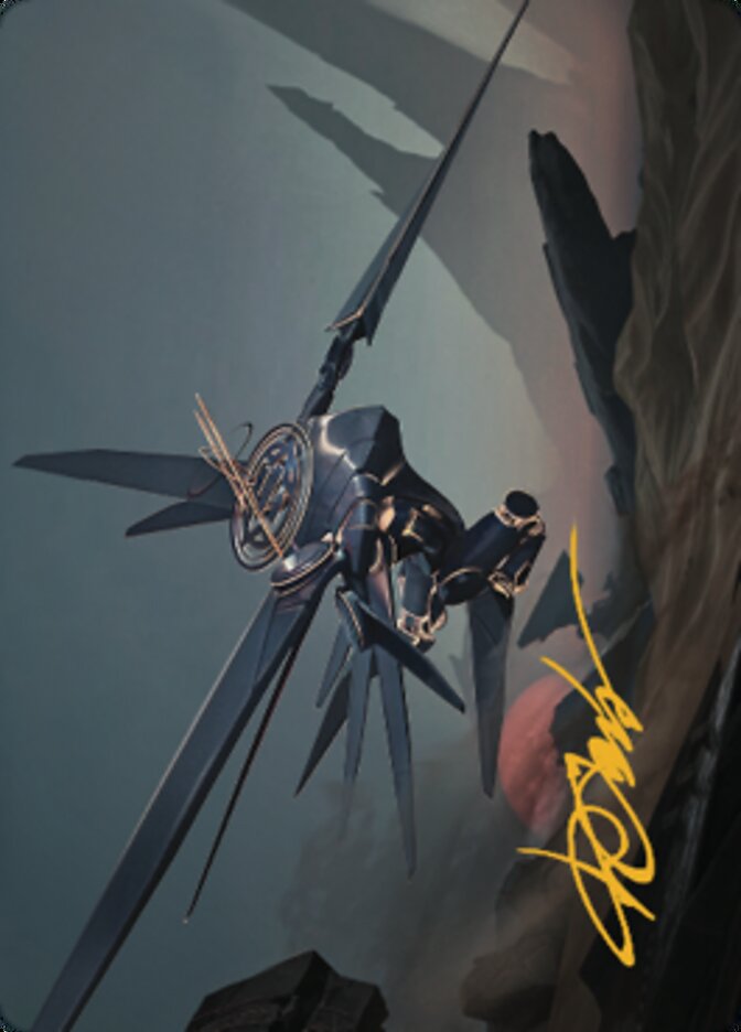 {A} Steel Seraph Art Card (Gold-Stamped Signature) [The Brothers' War Art Series][GS ABRO 006]