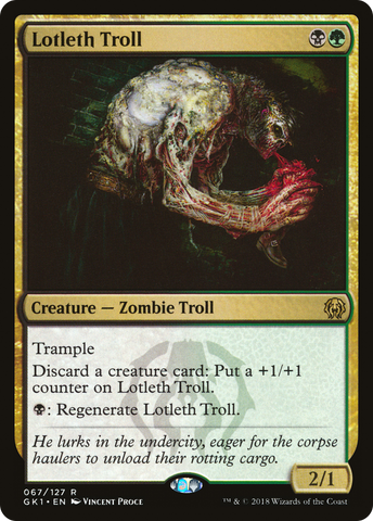 {R} Lotleth Troll [Guilds of Ravnica Guild Kit][GK1 067]