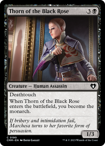 {C} Thorn of the Black Rose [Commander Masters][CMM 190]