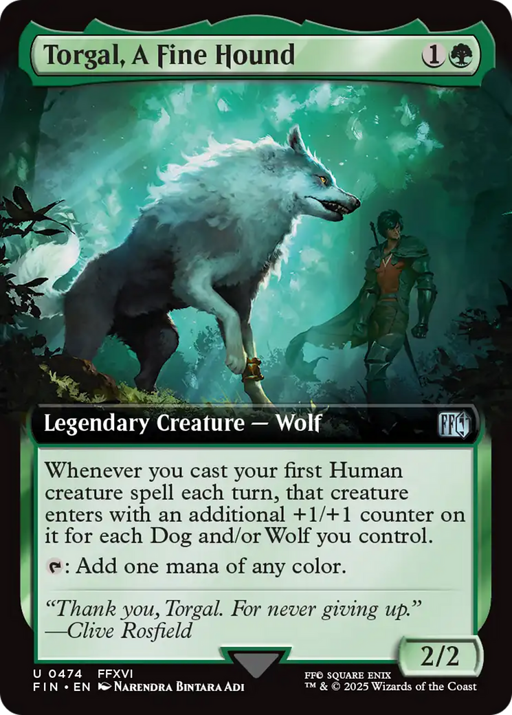 {@C} Torgal, A Fine Hound (Extended Art) [FINAL FANTASY][FIN 474]