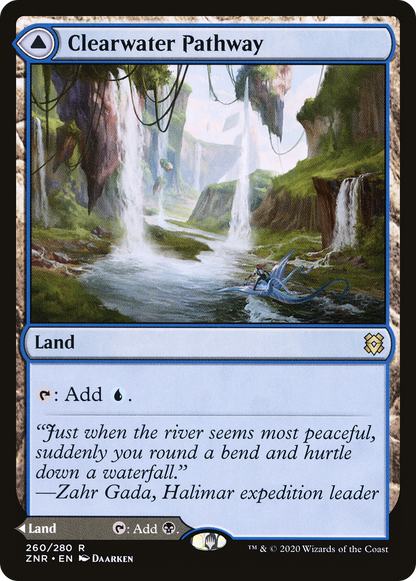 {R} Clearwater Pathway // Murkwater Pathway [Zendikar Rising][ZNR 260]