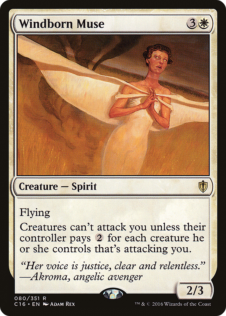 {R} Windborn Muse [Commander 2016][C16 080]