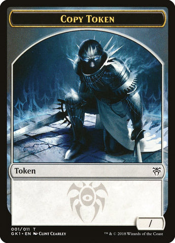 {T} Copy // Horror Double-sided Token [Guilds of Ravnica Guild Kit Tokens][TGK1 001]