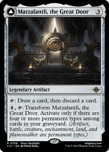 {@R} Matzalantli, the Great Door // The Core [The Lost Caverns of Ixalan][LCI 256]