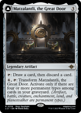 {@R} Matzalantli, the Great Door // The Core [The Lost Caverns of Ixalan][LCI 256]