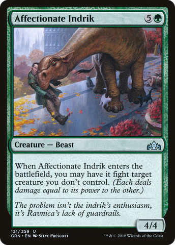 {C} Affectionate Indrik [Guilds of Ravnica][GRN 121]