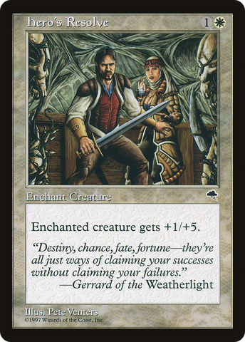 {C} Hero's Resolve [Tempest][TMP 023]